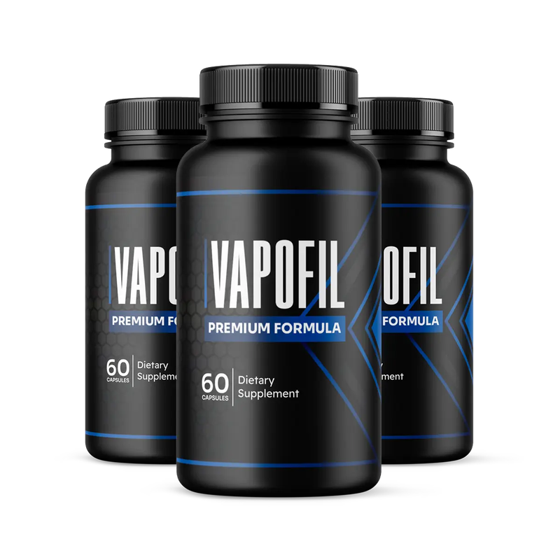 Vapofil natural erectile dysfunction support supplement bottle